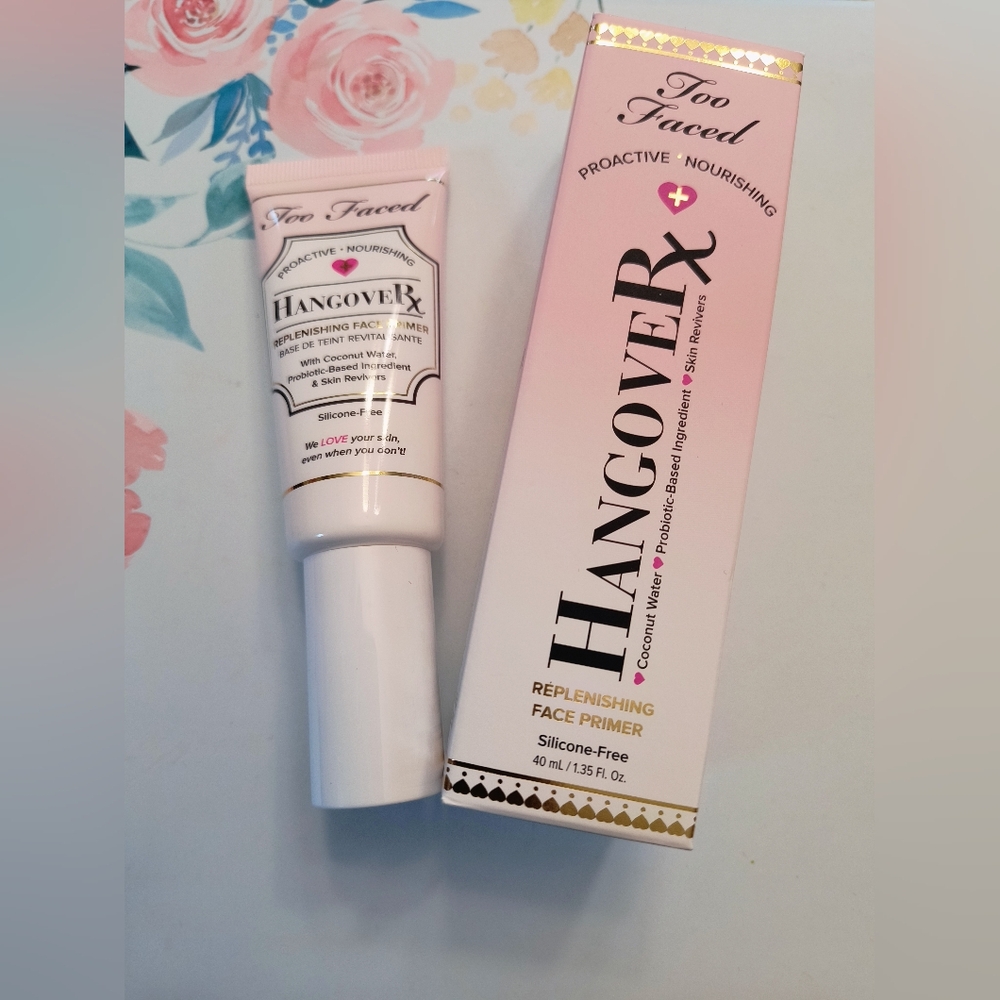 Too Faced Hangover RX Coconut Water  Replenishing Silicone-free Face Primer